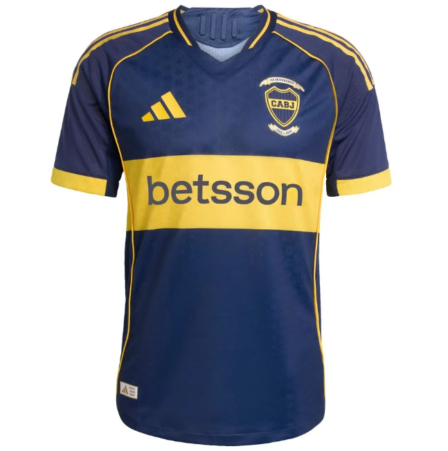 2025-26 Boca Juniors Home Soccer Jersey Shirt Player Version